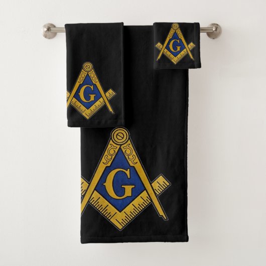 Freemason Carré et Compass Masonic Noir (En situation)