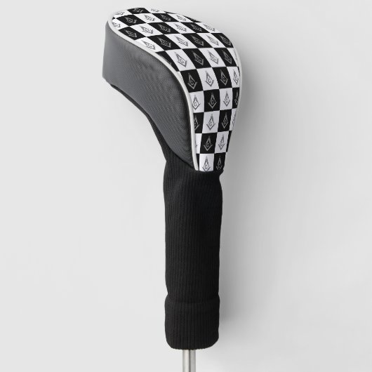 Freemason Checkered Pattern Golfheadcover (Schuin)