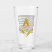 Freemason First Responders Waterfles Glas (Achterkant)