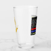 Freemason First Responders Waterfles Glas (Rechts)