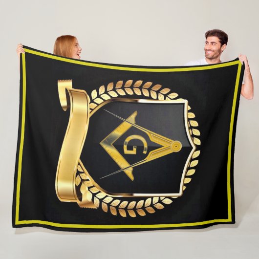 Freemason Fleece Blanket Deken (In situ)