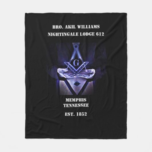 Freemason Fleece Deken (Voorkant)
