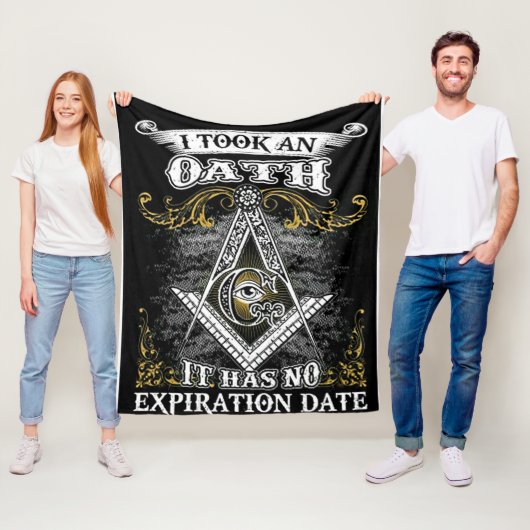 Freemason Fleece Deken (In situ)