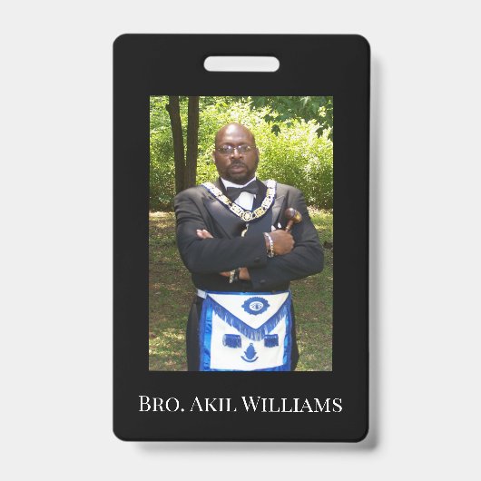 Freemason-foto Badge (Voorkant)