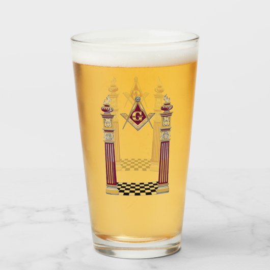 Freemason Glas (Voorkant gevuld)