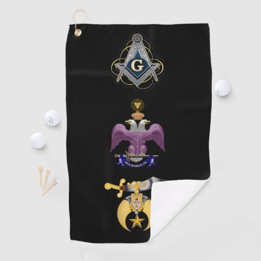 Freemason Golfhanddoek (Insitu)