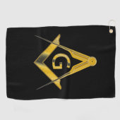 Freemason Golfhanddoek (Horizontaal)