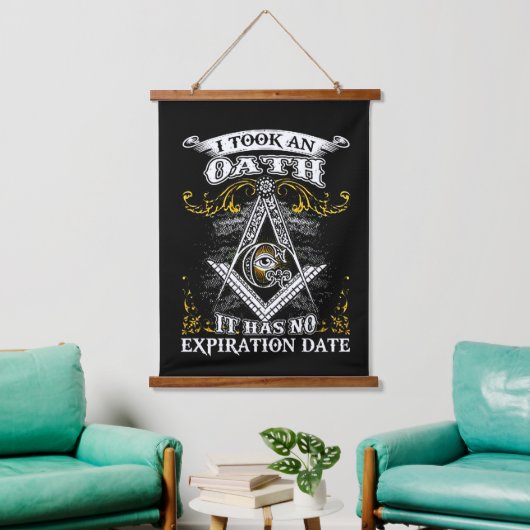 Freemason Hanging Tapestry Hangend Wandkleed (Woonkamer)