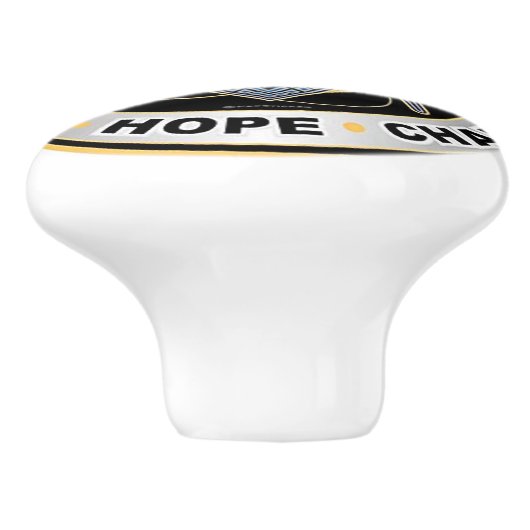 Freemason Keramische Knop (Zijkant)