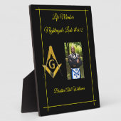 Freemason Life Member Fotoplaat (Zijkant)