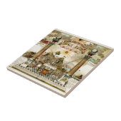 Freemason Masonic Emblematic Chart Tegeltje (Zijkant)