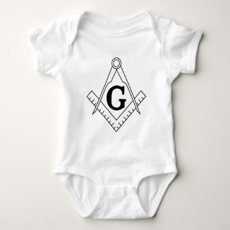 Freemason masonic logo romper