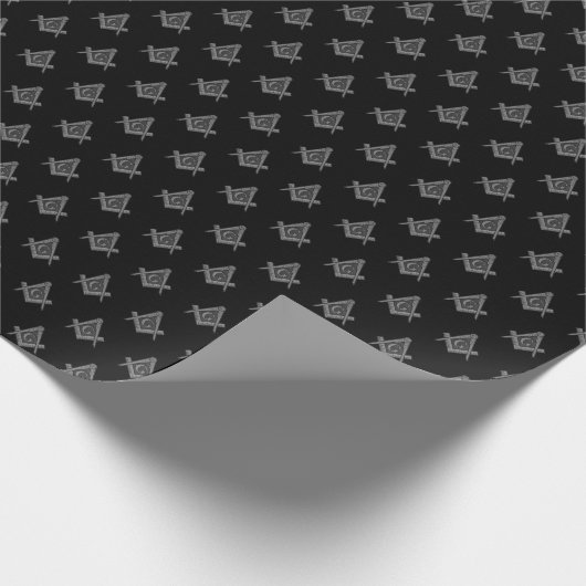 Freemason Masonic Square and Compass Freemasonry Cadeaupapier (Hoek)