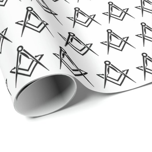 Freemason Masonic Square and Compass Freemasonry Cadeaupapier (Rol Hoek)