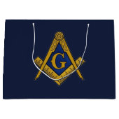 Freemason Masonic Square and Compass Freemasonry Groot Cadeauzakje (Voorkant)