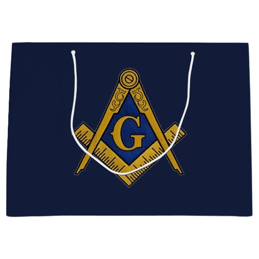 Freemason Masonic Square and Compass Freemasonry Groot Cadeauzakje (Voorkant)