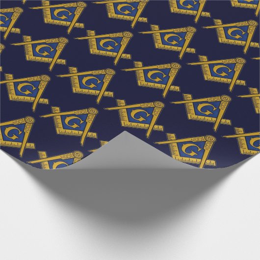 Freemason Masonic Square and Compass Freemasonry W Cadeaupapier (Hoek)