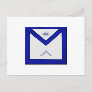 Freemason Master's Apron Briefkaart