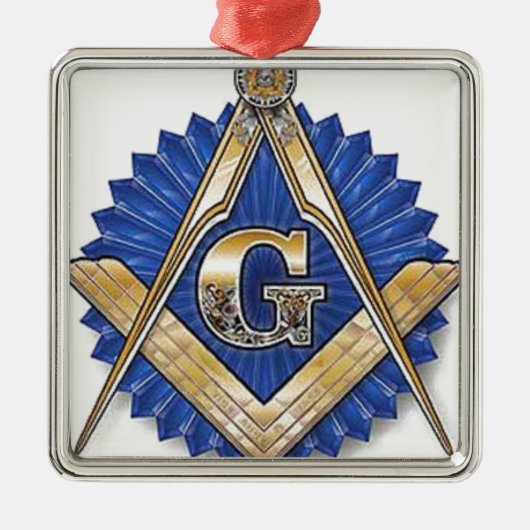 Freemason Metalen Ornament (Voorkant)