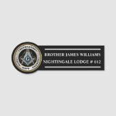 Freemason Name Tag (Voorkant)
