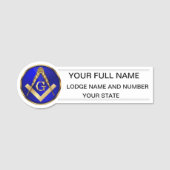 Freemason Name Tag (Voorkant)