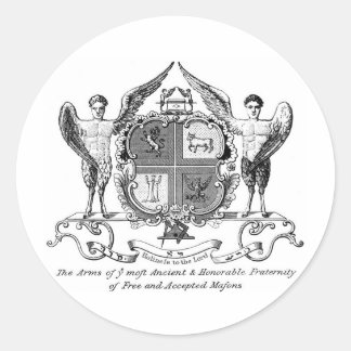 Freemason Ronde Sticker