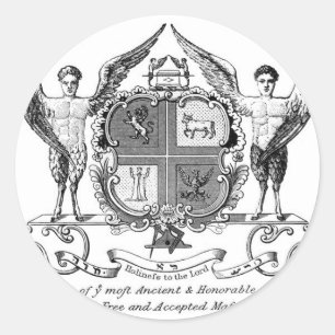 Freemason Ronde Sticker