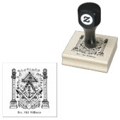 Freemason Rubberstempel (Gestempeld)