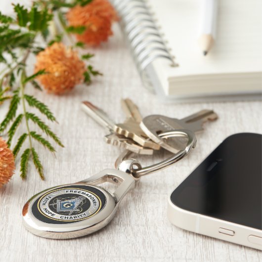 Freemason sleutelhanger (Zijkant)