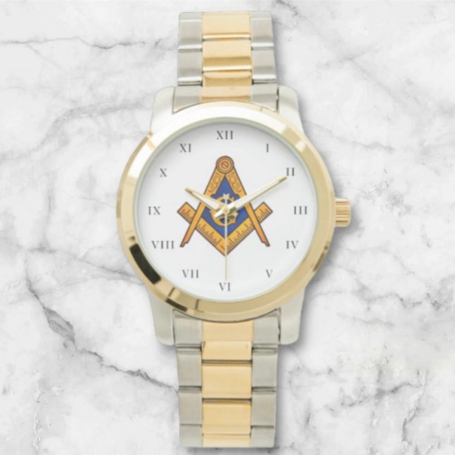 Freemason Square and Compass Charity Masonic Horloge (Creator heeft geüpload)