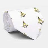 Freemason Square & Compass Stropdas (Opgerold)