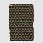 Freemason Square en Compass Masonic Gift Golfer Golfhanddoek (Voorkant)