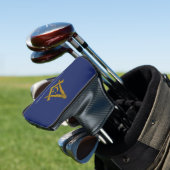 Freemason Square en Compass Masonic Gift Golfer Golfheadcover (Insitu)