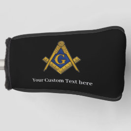 Freemason Square en Compass Masonic Gift Golfer Golfheadcover
