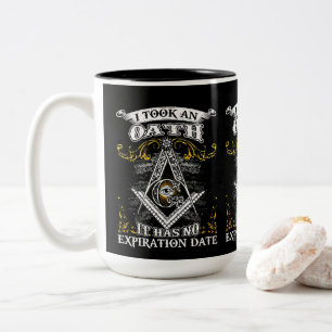 Freemason Tweekleurige Koffiemok