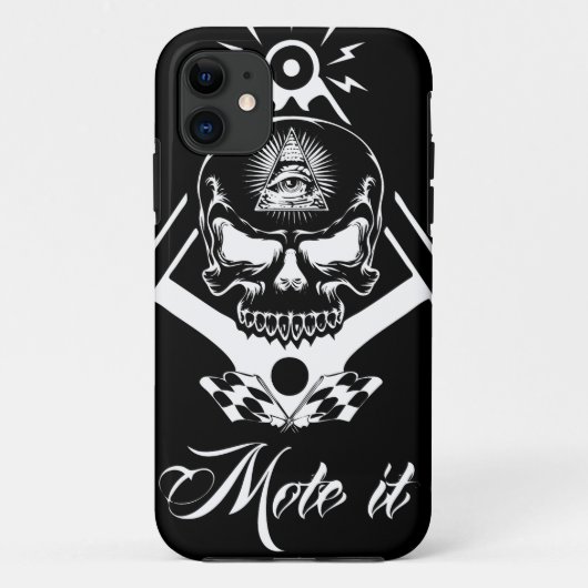 Freemason-Widows-Sons-Masonic-Hotrod-Logo-20160407 Case-Mate iPhone Case (Achterkant)