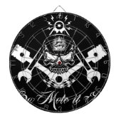 Freemason-Widows-Sons-Masonic-Hotrod-Logo-20160407 Dartbord (Voorkant)