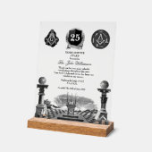 Freemason Years Services Award (Angle)