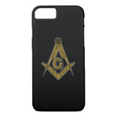Freemason (zwart en goud) Case-Mate iPhone case (Achterkant)