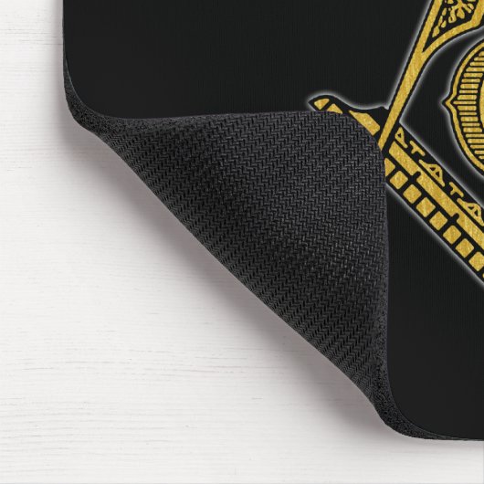 Freemason (zwart en goud) muismat (Hoek)