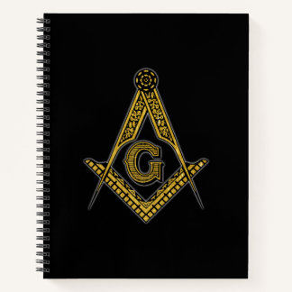Freemason (Zwart & Goud) Notitieboek