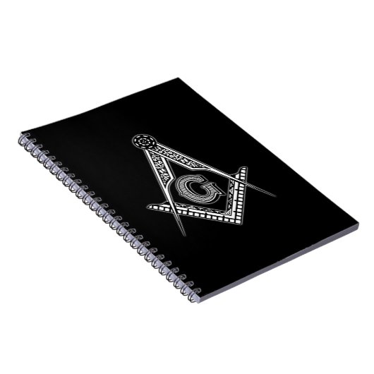 Freemason (zwart) notitieboek (Rechterzijde)