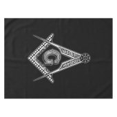 Freemason (zwart) tafelkleed (Voorkant (Horizontaal))