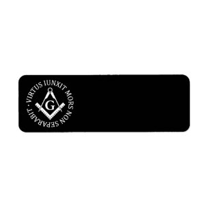 Freemasonerbord Etiket