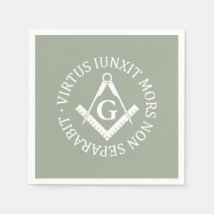 Freemasonerbord Servetten