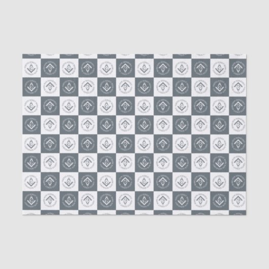 Freemasonerbord Tissuepapier (Voorkant)