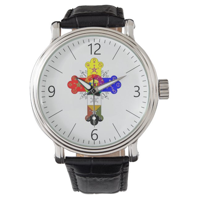 Freemasonic Rosy Cross Horloge (Voorkant)