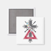 Freemasonkruis Magneet (Voorkant / Achterkant)