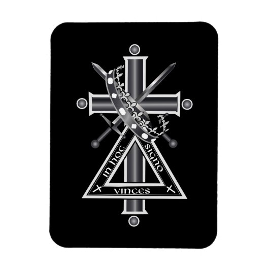 Freemasonkruis Magneet (Verticaal)