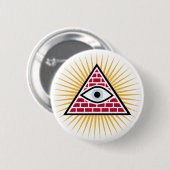 Freemasonoog Ronde Button 5,7 Cm (Voorkant /achterkant)